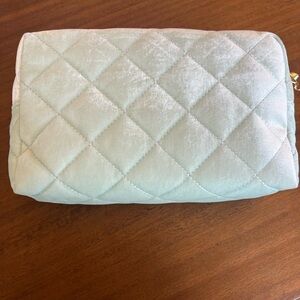 Quilted Velvet Cosmetic Pouch - Light Mint Stoney Clover Lane